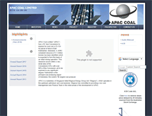 Tablet Screenshot of apaccoal.com